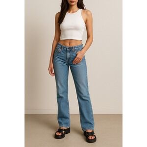 Vintage Y2K Mudd Jeans Junior's Size 0 – 100% Cotton Low‎ Rise Bootcut Denim